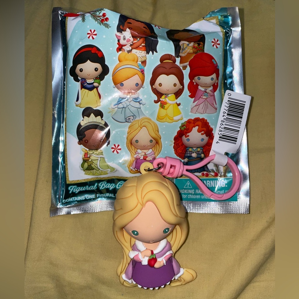 Brand New Disney Princess Holiday Figural Bag Clip - Rapunzel